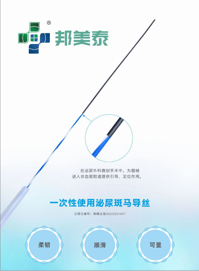 一次性使用泌尿斑馬導絲